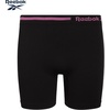image:imageReebok Girls Boyshorts 8 Pack Soft Stretch Seamless Long Leg Underwear 5  Smooth Flexible Construction Gives Active Kids FullCoverage Comfort That Moves Through Every ActivityBlack 2