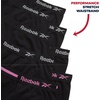 image:imageReebok Girls Boyshorts 8 Pack Soft Stretch Seamless Long Leg Underwear 5  Smooth Flexible Construction Gives Active Kids FullCoverage Comfort That Moves Through Every ActivityBlack 2