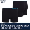image:imageReebok Girls Boyshorts 8 Pack Soft Stretch Seamless Long Leg Underwear 5  Smooth Flexible Construction Gives Active Kids FullCoverage Comfort That Moves Through Every ActivityBlack