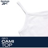 image:imageReebok Girls Camisole  3 Pack6 Pack Super Soft TagFree Lightweight Cotton Cami Tank Top Undershirts for GirlsWhite  3pk