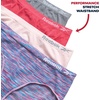 image:imageReebok Girls Hipster Panties 4 Pack Soft Stretch Seamless Underwear  Smooth Flexible Fabric with a TagFree Design for IrritationFree Comfort Secure Fit Without Pinching or DiggingSpace DyeLotus Rouge Red Sharkskin