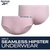 image:imageReebok Girls Hipster Panties 4 Pack Soft Stretch Seamless Underwear  Smooth Flexible Fabric with a TagFree Design for IrritationFree Comfort Secure Fit Without Pinching or DiggingPink JacquardScuba Blue SpacedyeWhite StripeBlack