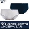 image:imageReebok Girls Hipster Panties 5 Pack Soft Stretch Seamless Underwear  Breathable MoistureWicking Fabric Keeps Her Fresh and Confident Everyday Smooth Comfort in Every MoveWhiteMajolica BlueSteel GreyPink Jacquard