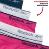 image:imageReebok Girls Hipster Panties 5 Pack Soft Stretch Seamless Underwear  Breathable MoistureWicking Fabric Keeps Her Fresh and Confident Everyday Smooth Comfort in Every MoveWhiteMajolica BlueWhite StripeCarmine Rose