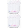 image:imageReebok Girls No Show Socks 12 Pack Performance Cushion Comfort Active Socks  Moisturewicking Fabric Seamless Toe Snug Ribbed Cuff Flexible Stretch Fit Machine WashableWhite Logo
