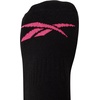image:imageReebok Girls Quarter Socks 12 Pack Quarter Cut Arch Support Athletic Socks  Stretchfit Knit Contours to Feet Moisturewicking Fabric Seamless Toe Closure Cushioned HeelBlack Logo