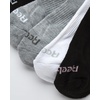 image:imageReebok Girls Quarter Socks 12 Pack Quarter Cut Arch Support Athletic Socks  Stretchfit Knit Contours to Feet Moisturewicking Fabric Seamless Toe Closure Cushioned HeelBlackWhiteGrey
