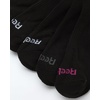 image:imageReebok Girls Quarter Socks 6 Pack MoistureWicking Girls Athletic Socks  Cushioned Footbed with a Seamless Toe and Snug LowRise Fit for AllDay ComfortAll Black