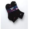 image:imageReebok Girls Quarter Socks 6 Pack MoistureWicking Girls Athletic Socks  Cushioned Footbed with a Seamless Toe and Snug LowRise Fit for AllDay ComfortAll Black