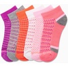 image:imageReebok Girls Quarter Socks 6 Pack MoistureWicking Girls Athletic Socks  Cushioned Footbed with a Seamless Toe and Snug LowRise Fit for AllDay ComfortPink Assorted