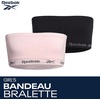 image:imageReebok Girls Training Bra  3 Pack or 6 Pack Ultra Soft Seamless Strapless Bandeau Bra for Girls with Removable PadsLight PinkWhiteBlack6pk