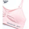image:imageReebok Girls Training Bras  2 Pack Racerback Bralettes Removable Pads  SuperSoft Fabric with a Sporty RacerStyle Back Fit Stays Comfortably in Place Through Dance Gym and PlayPinkWhite