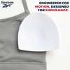 image:imageReebok Girls Training Bras  4 Pack Racerback Bralettes Removable Pads  SuperSoft Fabric with a Sporty RacerStyle Back Fit Stays Comfortably in Place Through Dance Gym and PlayRed JacquardGrey
