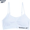 image:imageReebok Girls Training Bras  4 Pack Racerback Bralettes Removable Pads  SuperSoft Fabric with a Sporty RacerStyle Back Fit Stays Comfortably in Place Through Dance Gym and PlayWhitePure White