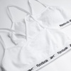 image:imageReebok Girls Training Bras  4 Pack Racerback Bralettes Removable Pads  SuperSoft Fabric with a Sporty RacerStyle Back Fit Stays Comfortably in Place Through Dance Gym and PlayWhitePure White