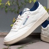 image:imageReebok Mens Club C 85 Vintage Tennis Sneakers for MenChalkAlabasterVector Navy