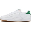 image:imageReebok Mens Club C 85 Vintage Tennis Sneakers for MenFootwear WhiteGlen GreenRubber Gum 1