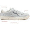image:imageReebok Mens Club C 85 Vintage Tennis Sneakers for MenSimple GreyChalkBlack