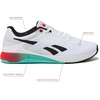 image:imageReebok Nano X5Footwear WhiteBlackEnergy Red
