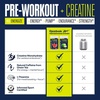 image:imageReebok REEenergize Pre Workout Powder  200mg Natural Caffeine 3g Creatine 4g L Citrulline  Clean Energy Focus Pump amp Endurance  Informed Sport Certified  Sour Green Apple  25 ServingsWatermelon Crush