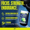 image:imageReebok REEenergize Pre Workout Powder  200mg Natural Caffeine 3g Creatine 4g L Citrulline  Clean Energy Focus Pump amp Endurance  Informed Sport Certified  Sour Green Apple  25 ServingsGreen Apple