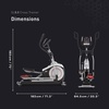 image:imageReebok SL80 Elliptical Exercise Machine Bluetooth Compatible Front Driven Cross Trainer for Home Gym Cardio Training 24 Resistance Levels