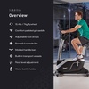 image:imageReebok SL80 Stationary Bike Bluetooth Compatible Indoor Cycling Bike 24 Resistance Levels 12 Workouts Upright Exercise Bike with Gel Pad Saddle