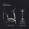 image:imageReebok SL80 Stationary Bike Bluetooth Compatible Indoor Cycling Bike 24 Resistance Levels 12 Workouts Upright Exercise Bike with Gel Pad Saddle