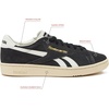 image:imageReebok Unisex Adult Club C Grounds SneakersWashed BlackPaper WhiteChalk