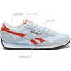 image:imageReebok Womens Classic AZ Legacy Sneakers for Women Casual Athletic Womens ShoesGlass BlueGlass BluePump Orange