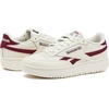 image:imageReebok Womens Club C Double Revenge Platform Tennis Shoes for Women Fashion Womens SneakersChalkChalkClassic Burgundy