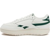 image:imageReebok Womens Club C Double Revenge Platform Tennis Shoes for Women Fashion Womens SneakersChalkChalkDark Green