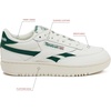 image:imageReebok Womens Club C Double Revenge Platform Tennis Shoes for Women Fashion Womens SneakersChalkChalkDark Green