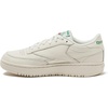 image:imageReebok Womens Club C Double Revenge Platform Tennis Shoes for Women Fashion Womens SneakersChalkGreen No Side Stripe