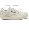 image:imageReebok Womens Club C Double Revenge Platform Tennis Shoes for Women Fashion Womens SneakersChalkGreen No Side Stripe