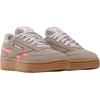image:imageReebok Womens Club C Double Revenge Platform Tennis Shoes for Women Fashion Womens SneakersGritty GreySunset CoralGum