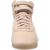 image:imageReebok Womens Freestyle Hi High Top Basketball SneakersBeige Face Bare Beige White 0
