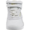 image:imageReebok Womens Freestyle Hi High Top Basketball SneakersChalkChalkGoldmt