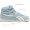 image:imageReebok Womens Freestyle Hi High Top Basketball SneakersIceblueChalkChalk