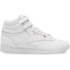 image:imageReebok Womens Freestyle Hi High Top Basketball SneakersInt White Silver