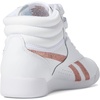 image:imageReebok Womens Freestyle Hi High Top Basketball SneakersWhiteRose Gold