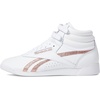 image:imageReebok Womens Freestyle Hi High Top Basketball SneakersWhiteRose Gold