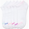 image:imageReebok Womens Quarter Socks 6 Pack Comfort Cushioned Athletic Socks  Moisturewicking Fabric Keeps Feet Dry Flexible Knit Hugs the Arch Plush Footbed Absorbs ShockWhite Logo