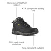 image:imageReebok Work Womens Beamer Waterproof Met Guard 8 Inch Electrical Composite Toe WorkDuty  BlackBlack