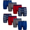 Chinese Red/Cobalt Blue/Medium Grey/Blue Depths Print
