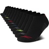 image:imageReebok Boys Low Cut Socks 12 Pack Cushioned Athletic No Show Socks  Stretch Performance Fit with MoistureWicking Breathable Comfort Reinforced Heel and Toe for Active DaysBlackGrey Lines