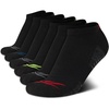 image:imageReebok Boys Low Cut Socks 6Pack MoistureWicking Cushioned Ankle Socks  Breathable Cushioned Comfort with a Stretch Performance Fit and Reinforced Toe Seam for Sports or Everyday WearBlackGrey Lines