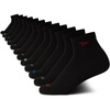 image:imageReebok Boys Quarter Socks 12Pack Cushioned Athletic Socks wArch Support  MoistureWicking Breathable Fabric with a Reinforced Toe Seam Built for AllDay Active WearAll Black