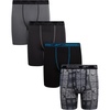 image:imageReebok Boys Underwear  4 Pack Performance Boys Boxer Briefs with Pouch  Flexible Stretch Moves with Him at School and Play MoistureWicking Fabric Reduces Sweat and IrritationMedium GreyDark GreyBlackAlloy Print
