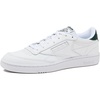 image:imageReebok Club C 85 Mens Tennis Shoes Casual Fashion White Sneakers for MenWhiteBreakaway GreenFlint Grey Metallic